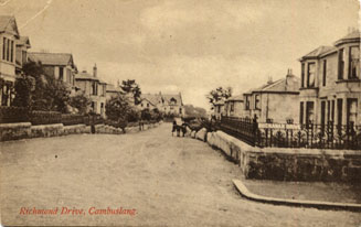 Richmond Drive at Buchanan Drive circa 1900 